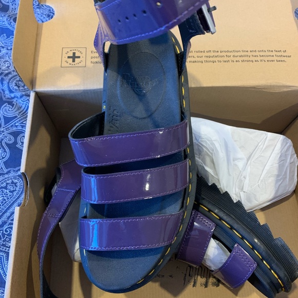 Dr Marten Blair blackcurrant sandals - Picture 6 of 7